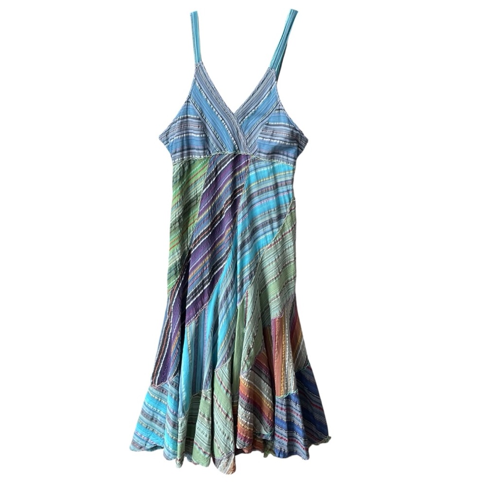 Blue Sky Multicolor Boho Dress‎